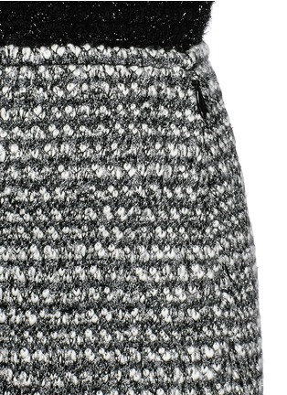 Detail View - Click To Enlarge - ST. JOHN - Metallic tweed knit pencil skirt