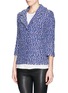 Front View - Click To Enlarge - ST. JOHN - Monet tweed knit jacket