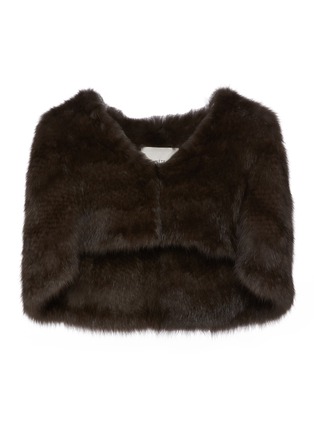 Main View - Click To Enlarge - SYMÉTRIE - Sable Fur Cape