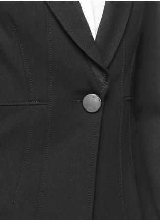 Detail View - Click To Enlarge - ARMANI COLLEZIONI - Milano knit blazer