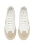 Detail View - Click To Enlarge - PRADA - Downtown Bold Leather Women's Sneakers