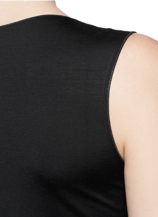 Detail View - Click To Enlarge - ARMANI COLLEZIONI - Stretch jersey tank top