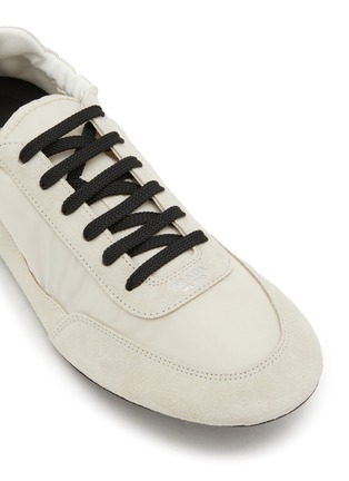 Detail View - Click To Enlarge - PRADA - Collapse Re-Nylon Suede Women's Sneakers