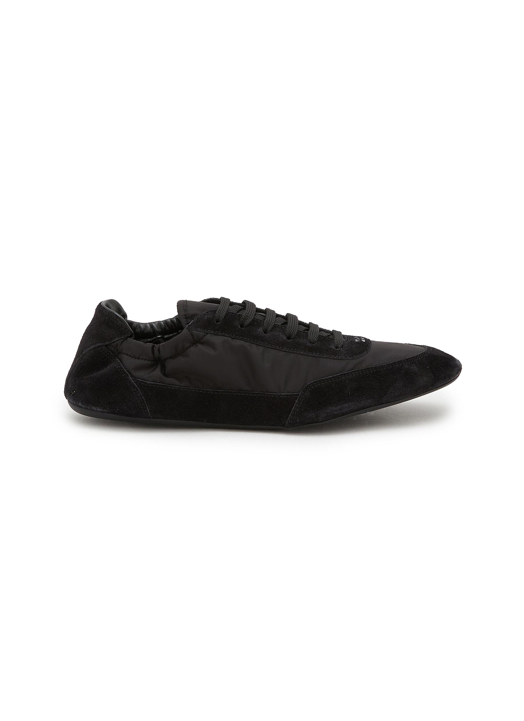 【日本入手困難】Downtown Re-Nylon and suede sneakers Navy Downtown Re-Nylon and suede sneakers | PRADA