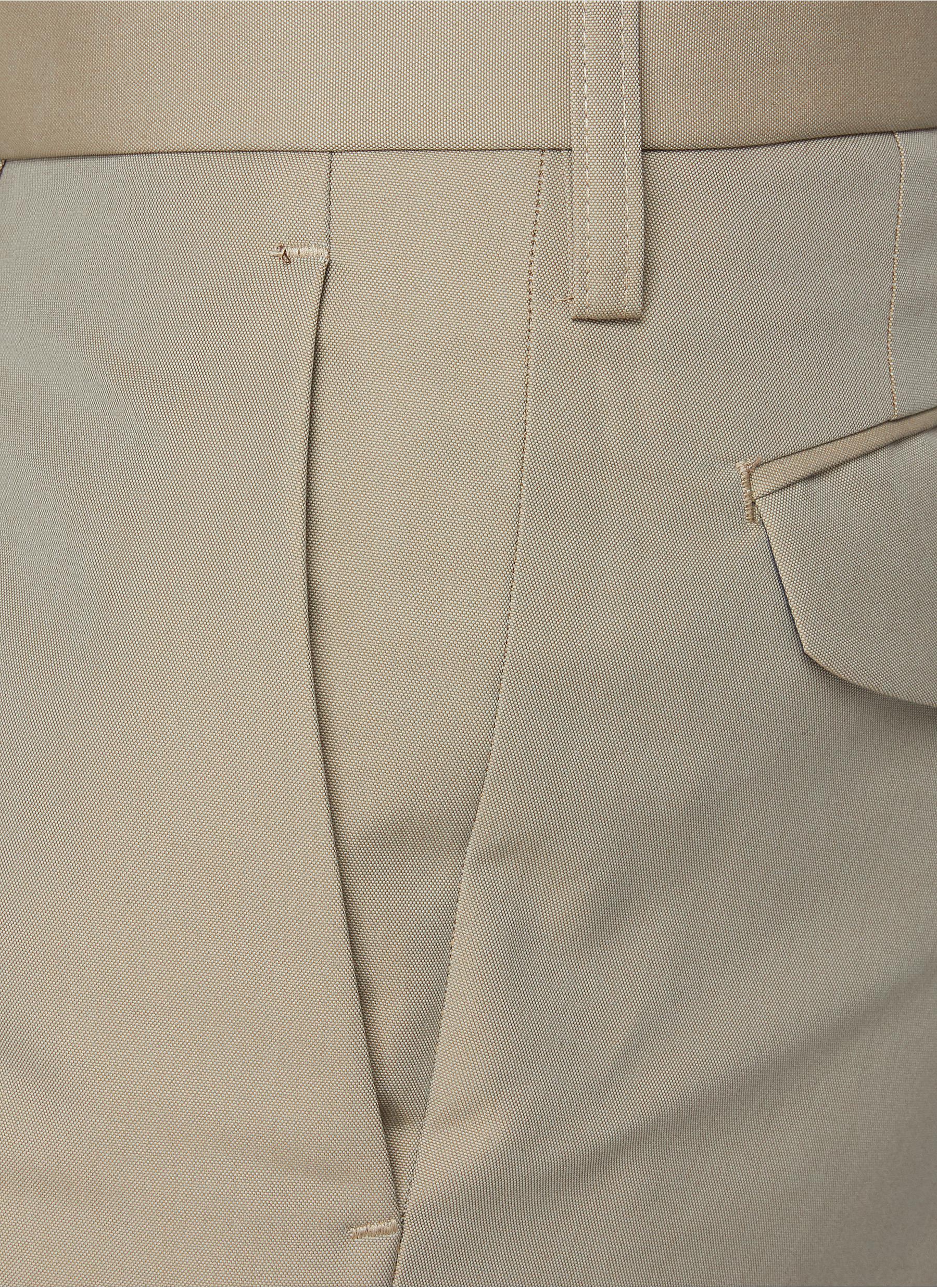 Single Pleat Tailored Trousers - Thumbnail 5