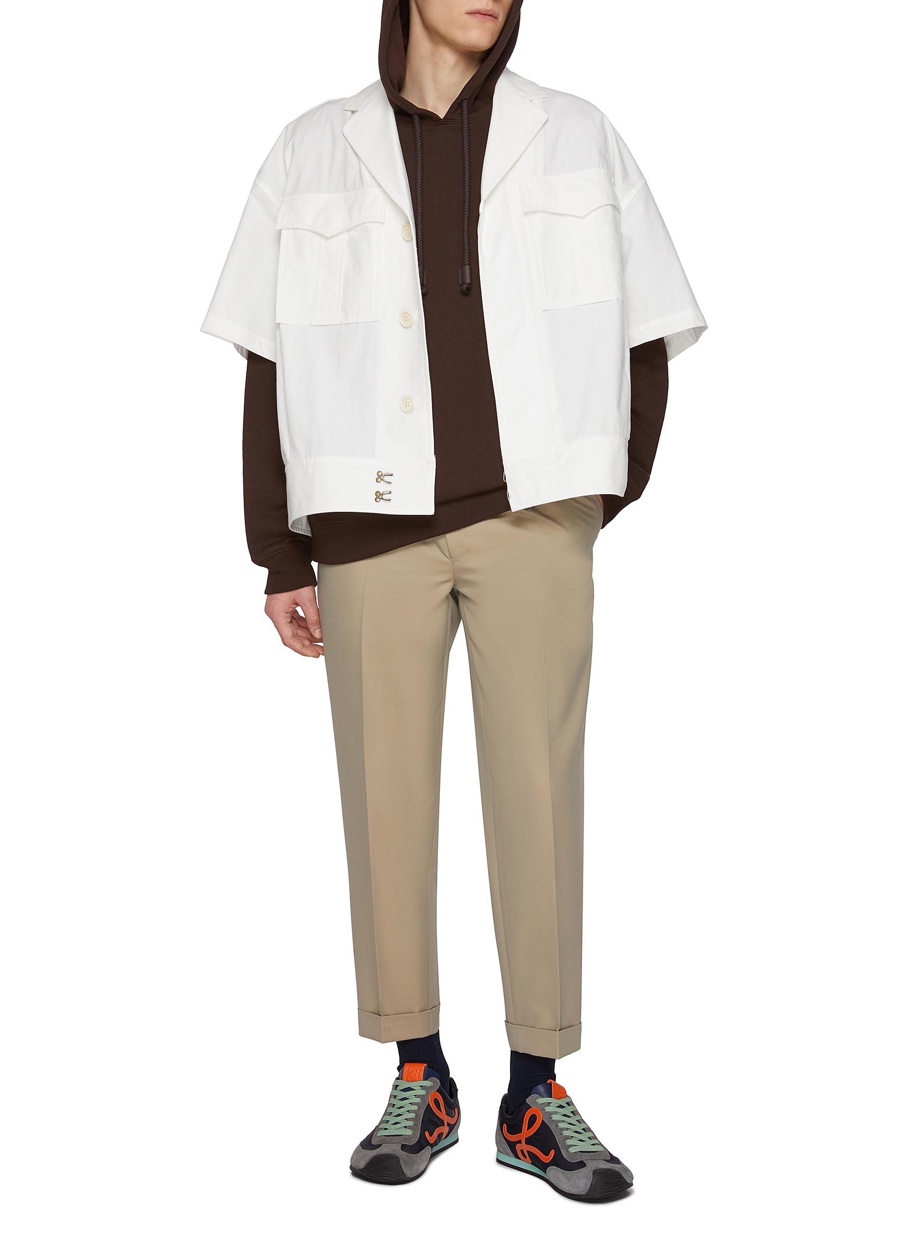 Single Pleat Tailored Trousers - Thumbnail 2
