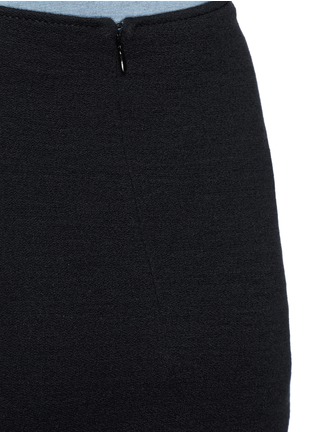 Detail View - Click To Enlarge - ARMANI COLLEZIONI - Stretch wool blend knit pencil skirt
