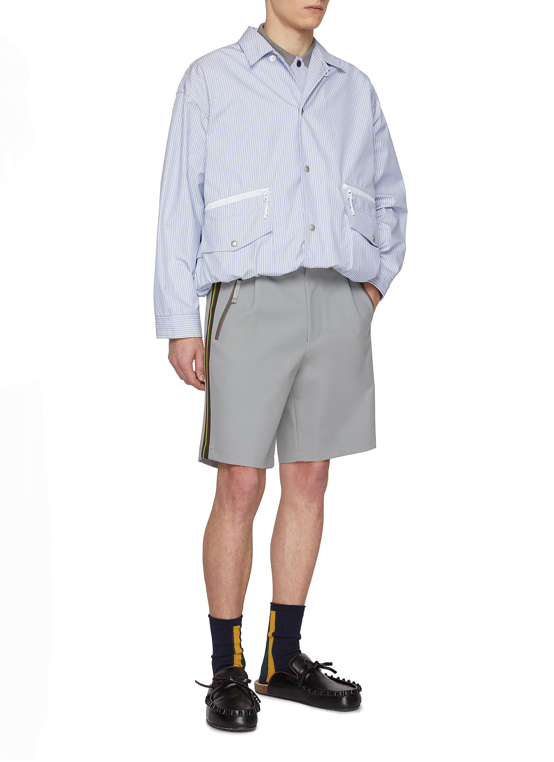 Side Stripe Technical Shorts - Thumbnail 2