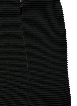 Detail View - Click To Enlarge - ARMANI COLLEZIONI - Rib cloqué knit pencil skirt