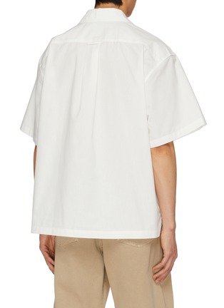 Back View - Click To Enlarge - KOLOR - Cotton Blend Pocket Pullover Shirt