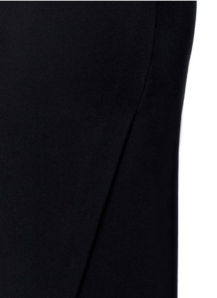 Detail View - Click To Enlarge - ARMANI COLLEZIONI - Mock wrap front pencil skirt