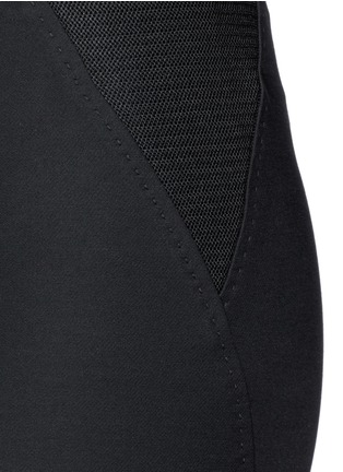 Detail View - Click To Enlarge - ARMANI COLLEZIONI - Triangle insert twill pants