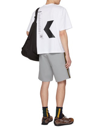 SACAI | x WTAPS Flock Print Cotton T-shirt | Men | Lane Crawford
