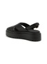 - PRADA - Double Chocolate Leather Flatform Sandals