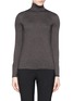 Main View - Click To Enlarge - ARMANI COLLEZIONI - Turtleneck jersey top