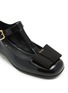 Detail View - Click To Enlarge - PRADA - T-bar 35 Leather Mary Jane Pumps