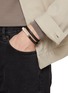 Figure View - Click To Enlarge - TATEOSSIAN - Giza Cobra Pelle Leather Bracelet