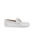 Main View - Click To Enlarge - MIU MIU - Leather Boat Shoes