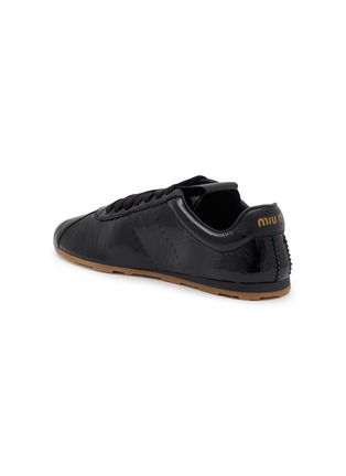  - MIU MIU - Flat Patent Leather Women's Sneakers