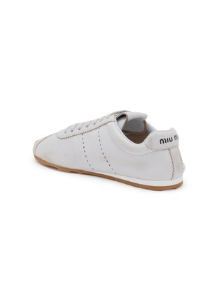  - MIU MIU - Flat Leather Women's Sneakers