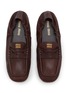 Detail View - Click To Enlarge - MIU MIU - Elastic Leather Loafers