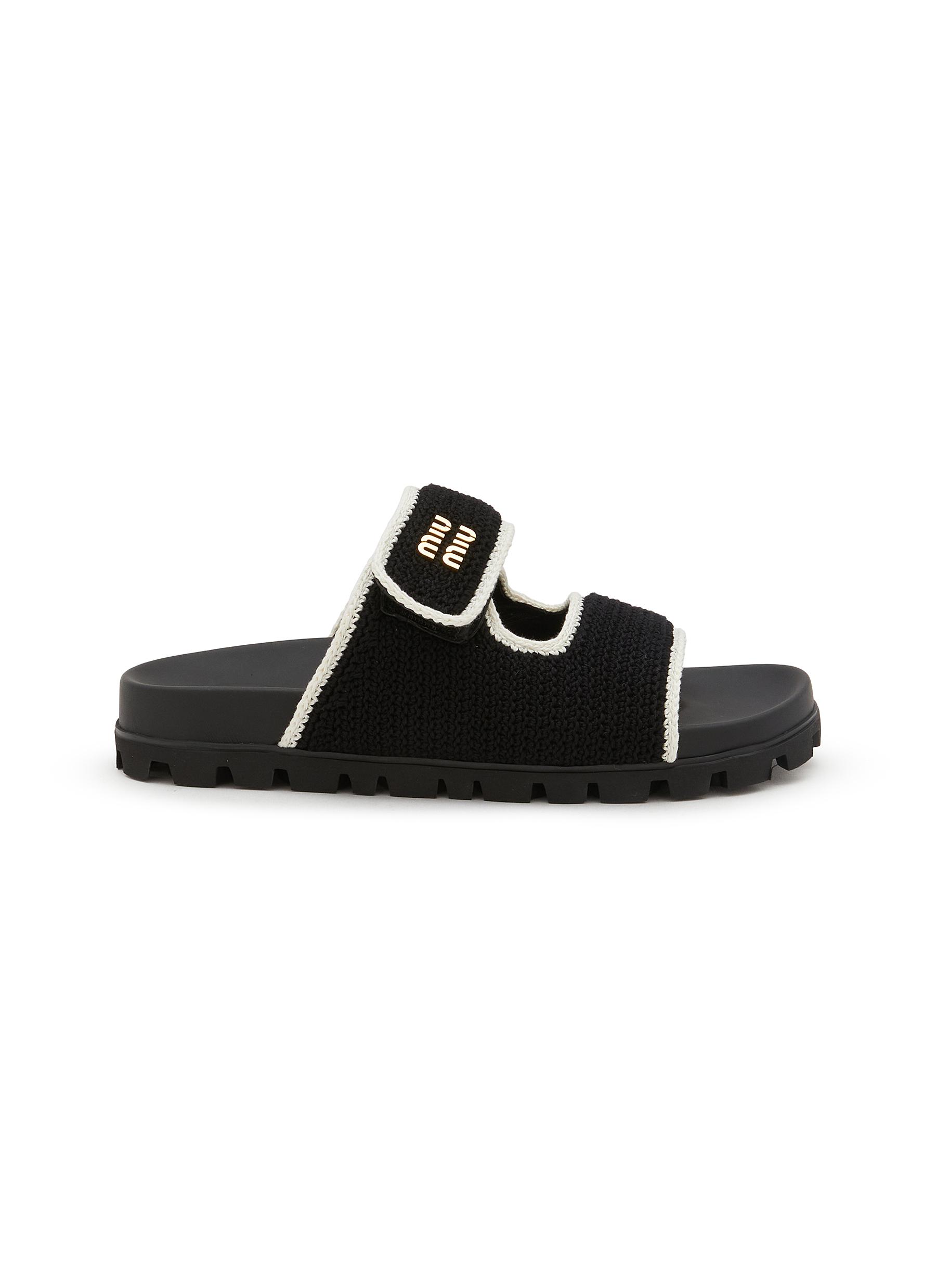 靴 Miu Miu 00s archive Mules black ribbon Miu Miu 00s archive Mules black ribbon