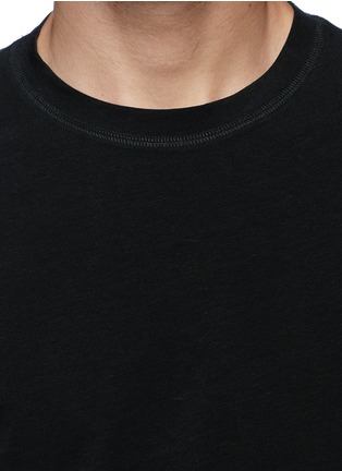 Detail View - Click To Enlarge - THEORY - 'Trect' Pima cotton blend T-shirt