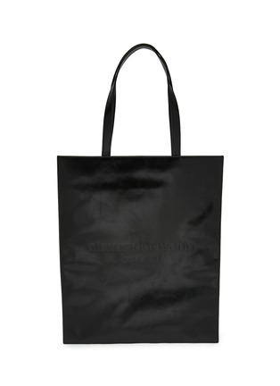 Main View - Click To Enlarge - ALEXANDERWANG - Large Pinch Crackle Patent Leather Tote Bag