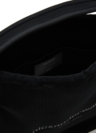 Detail View - Click To Enlarge - ALEXANDERWANG - Large Ryan Ribbed Knit Shoulder Bag