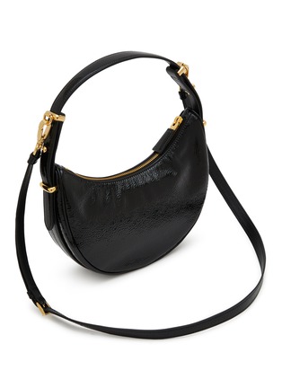 Detail View - Click To Enlarge - PRADA - Arqué Patent Leather Shoulder Bag