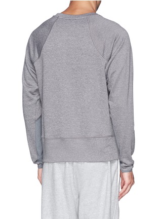 Back View - Click To Enlarge - THEORY - 'Serge' tech terry sweatshirt