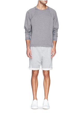 Figure View - Click To Enlarge - THEORY - 'Serge' tech terry sweatshirt