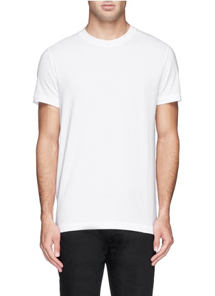 Main View - Click To Enlarge - THEORY - 'Trect' Pima cotton blend T-shirt