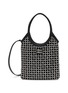 Main View - Click To Enlarge - MIU MIU - Ivy Crystalised Net Leather Tote Bag