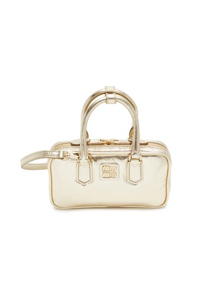 Main View - Click To Enlarge - MIU MIU - Mini Arcadie Top Handle Leather Bag