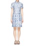 Main View - Click To Enlarge - TORY BURCH - 'Selda' dreamcatcher print pleat dress