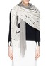 Figure View - Click To Enlarge - PASHMA - Mix pattern silk-cashmere scarf