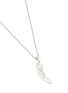 Detail View - Click To Enlarge - EMANUELE BICOCCHI - Sterling Silver Feather Pendant Necklace