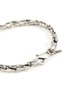 Detail View - Click To Enlarge - EMANUELE BICOCCHI - Sterling Silver Small Hammered Chain Bracelet