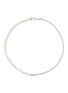 Main View - Click To Enlarge - EMANUELE BICOCCHI - Sterling Silver Half Chain Pearls Necklace