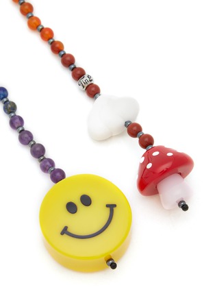 Detail View - Click To Enlarge - STRING TING - Big Chakra Smiley Bag Charm