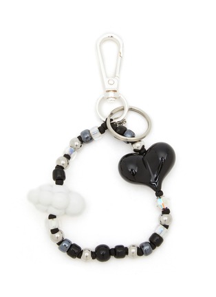 Main View - Click To Enlarge - STRING TING - Love At Midnight Beaded Keychain