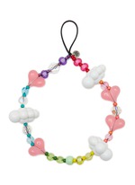 STRING TING | Rainbow Kawaii In The Sky Wristlet Phone Strap