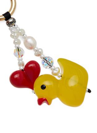 Detail View - Click To Enlarge - STRING TING - Duck Duck Pearl Shorty Bag Charm