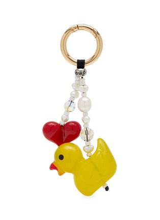 Main View - Click To Enlarge - STRING TING - Duck Duck Pearl Shorty Bag Charm