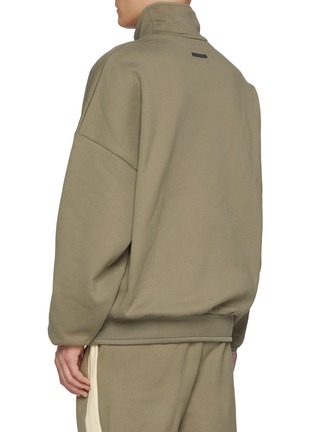 Back View - Click To Enlarge - ADIDAS - x Fear of God High Neck Cotton Blend Sweater