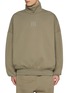 Main View - Click To Enlarge - ADIDAS - x Fear of God High Neck Cotton Blend Sweater