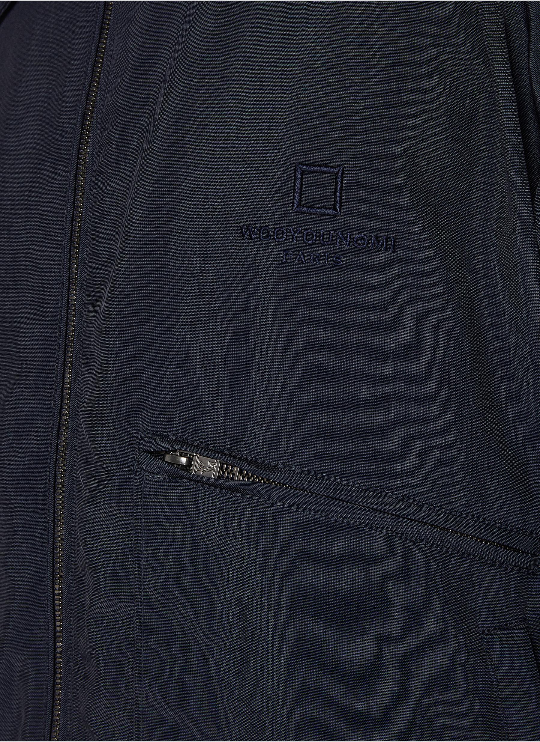 Slit Pocket Logo Zip Up Jacket - Thumbnail 4