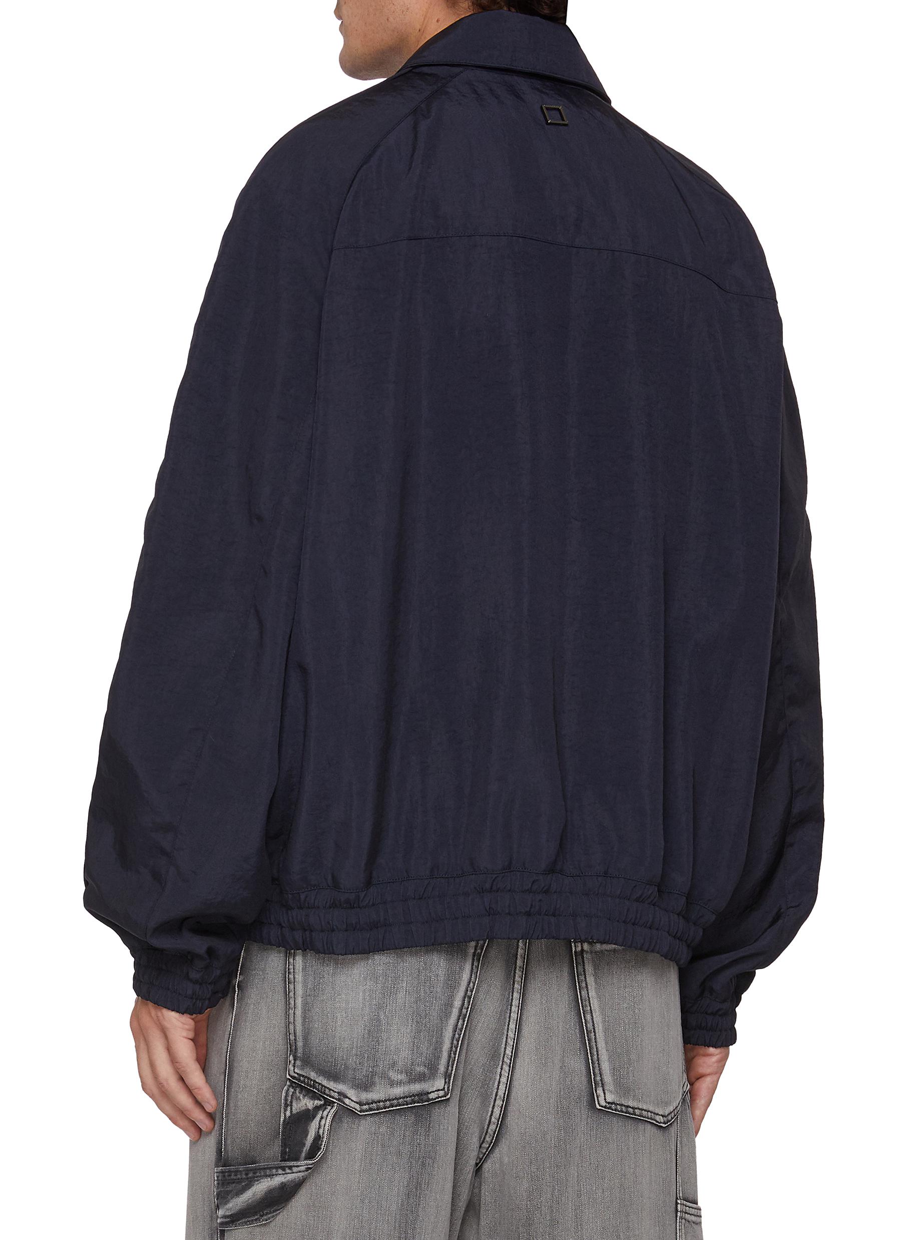 Slit Pocket Logo Zip Up Jacket - Thumbnail 3