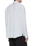 Back View - Click To Enlarge - WOOYOUNGMI - Striped Pocket Cotton Blend Shirt